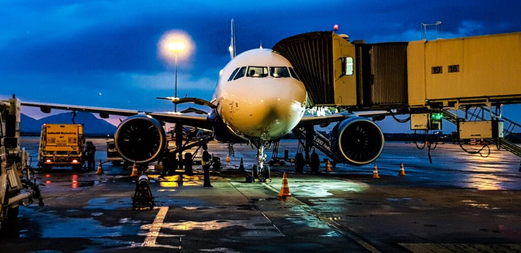 air freight plane at Hartsfield-Jackson Atlanta International Airport